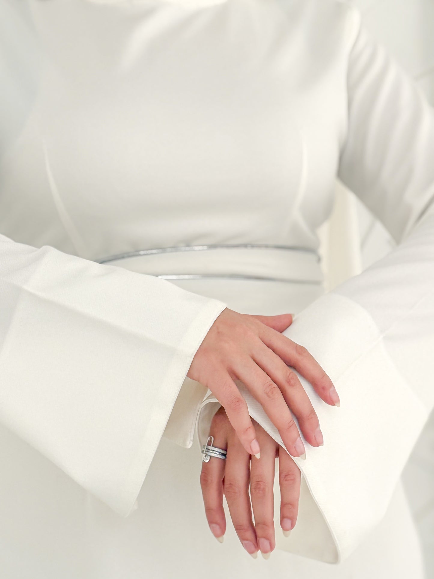 Line Dress-Off White