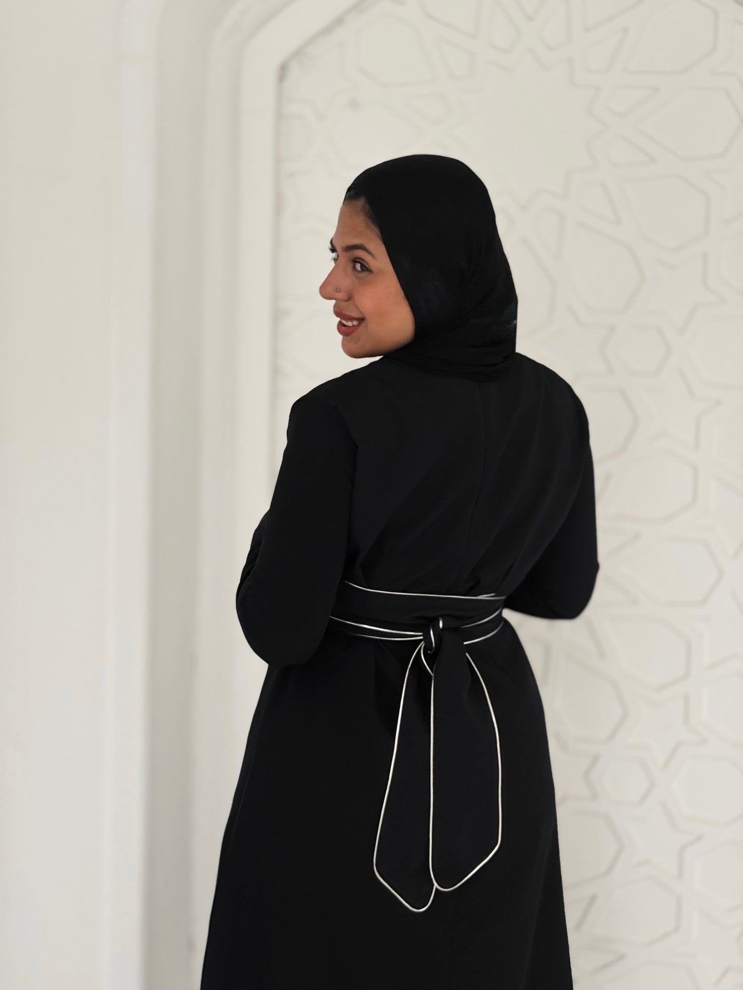 Line Dress-Black