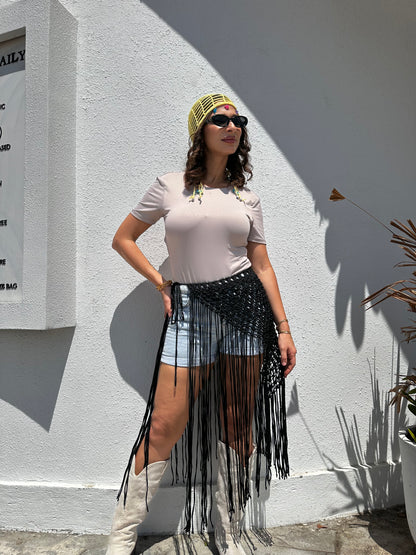 Macrame Skirt - Black