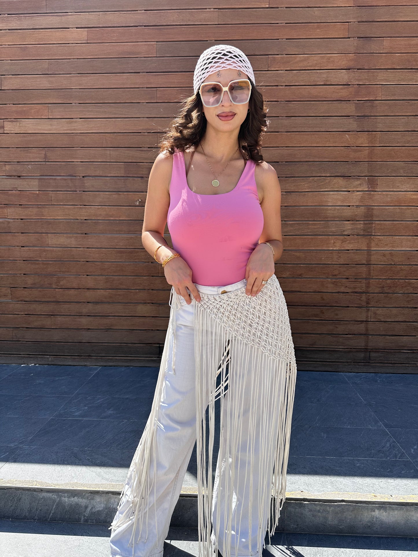 Macrame Skirt - Off White