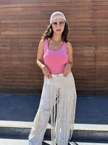 Macrame Skirt - Off White