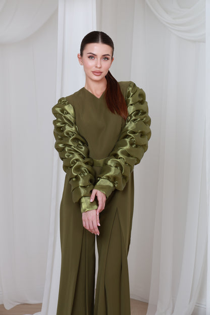 Forest Green Diva Jumpsuit