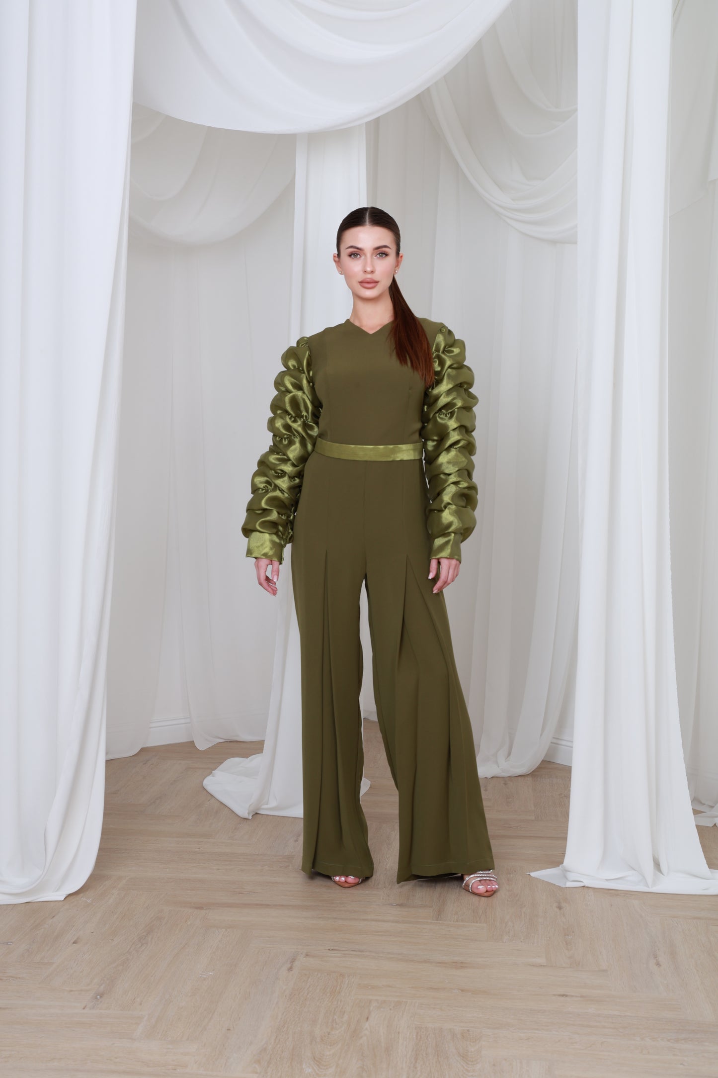 Forest Green Diva Jumpsuit