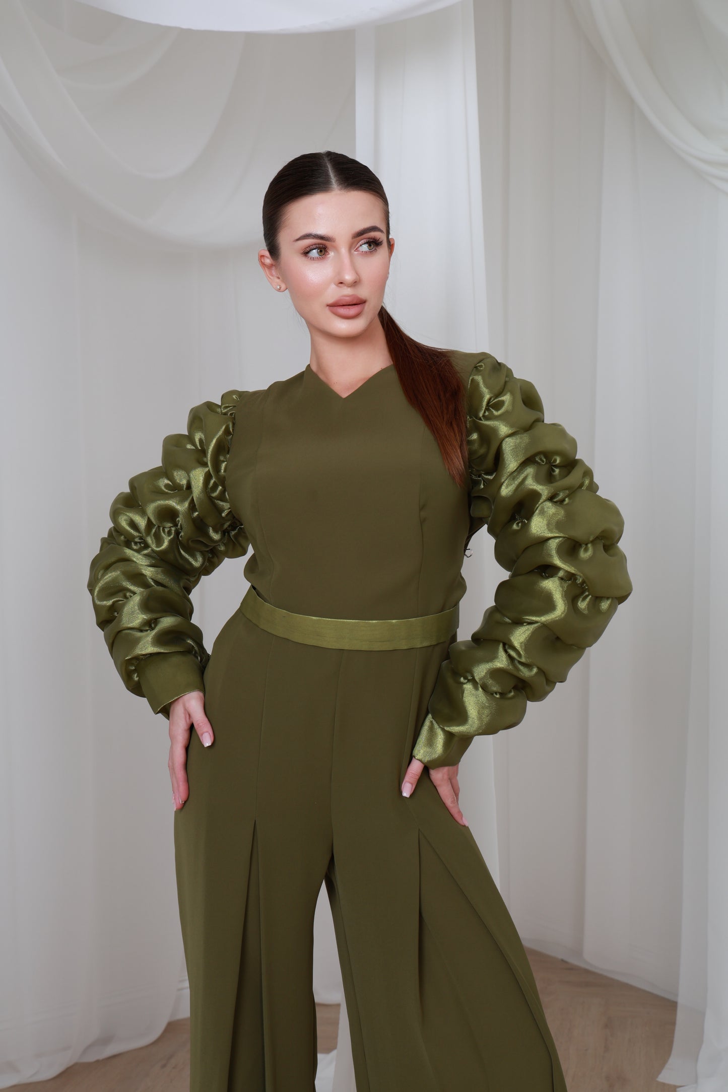 Forest Green Diva Jumpsuit