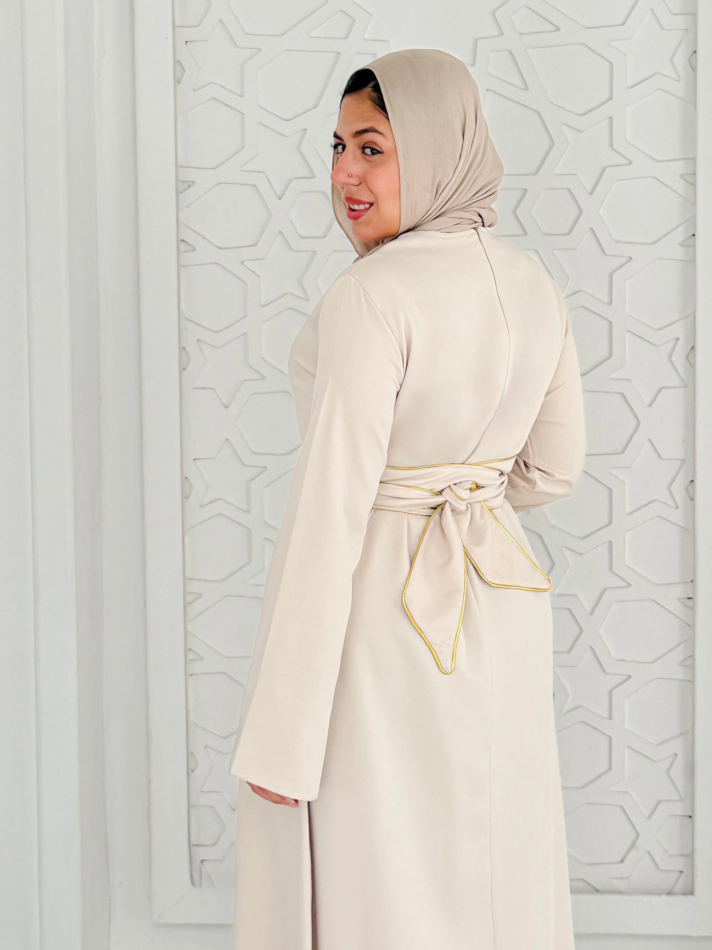 فستان Line  - بيج