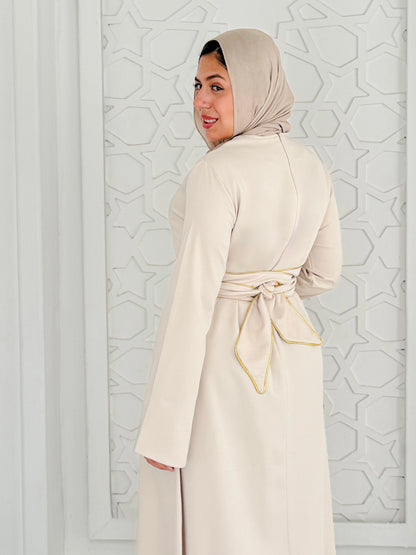 فستان Line  - بيج