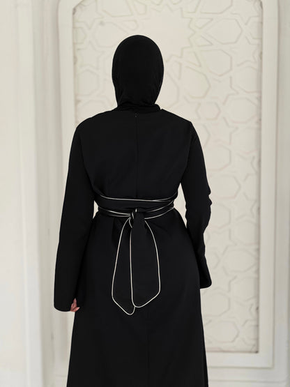 Line Dress-Black