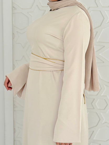 فستان Line  - بيج