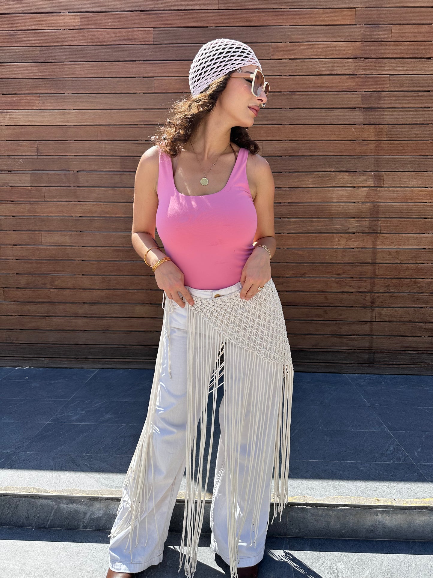 Macrame Skirt - Off White