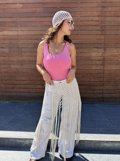 Macrame Skirt - Off White