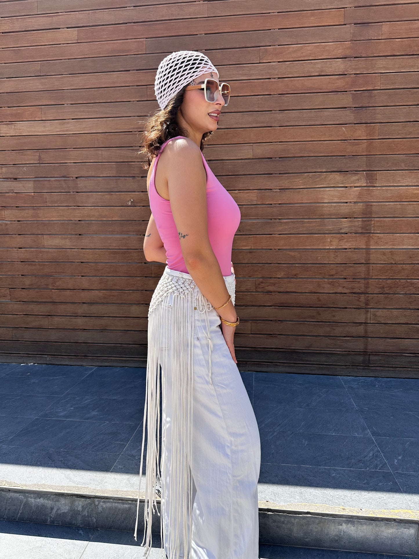 Macrame Skirt - Off White