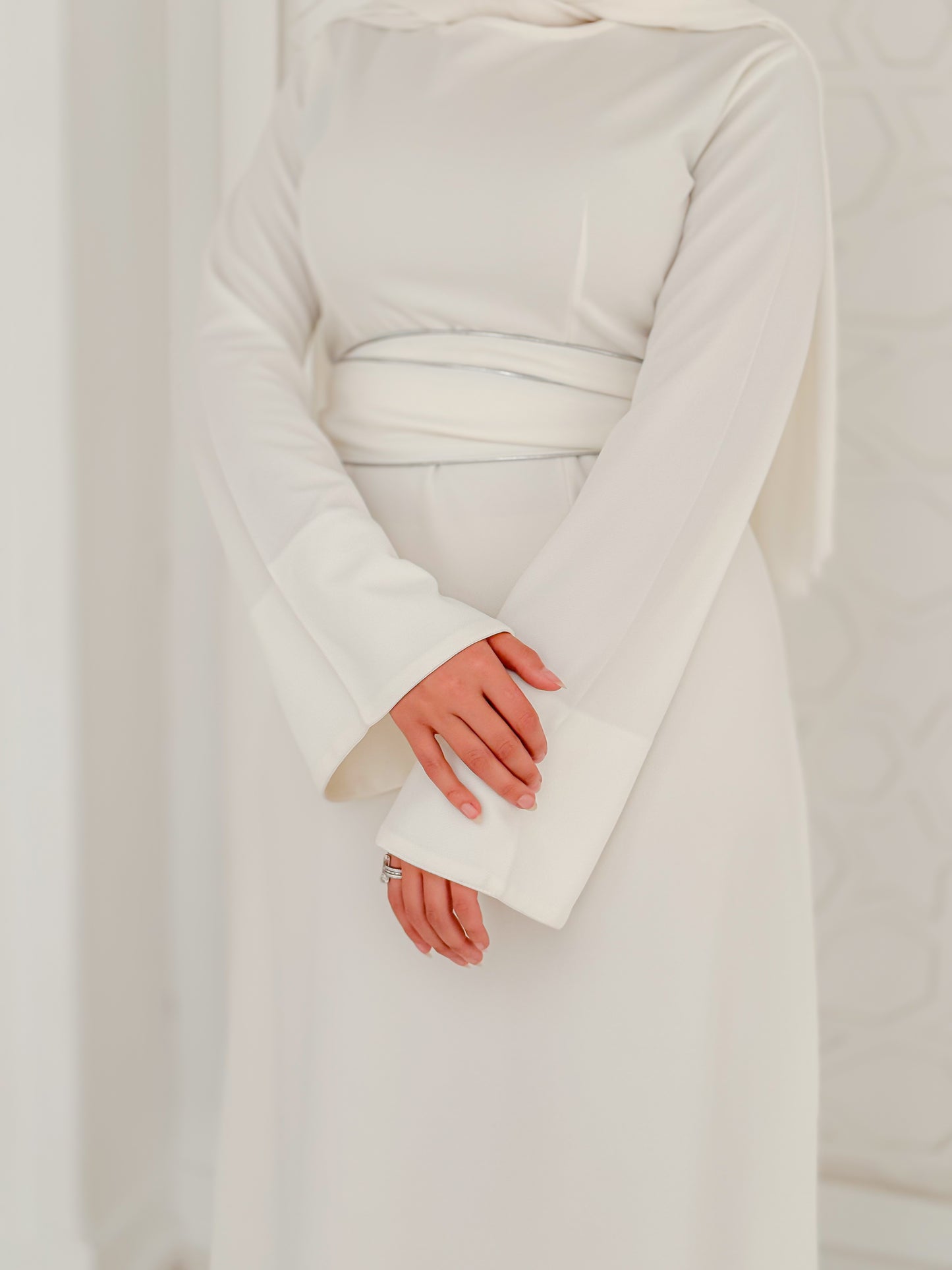 Line Dress-Off White