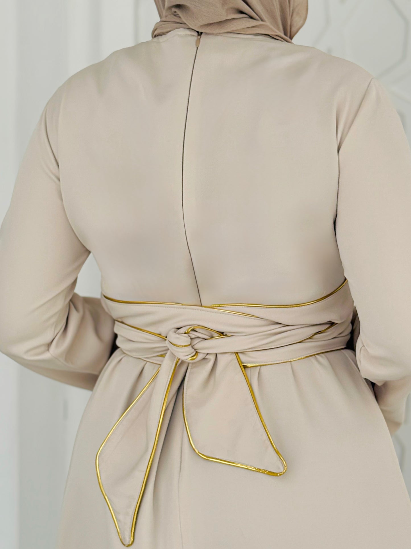 فستان Line  - بيج