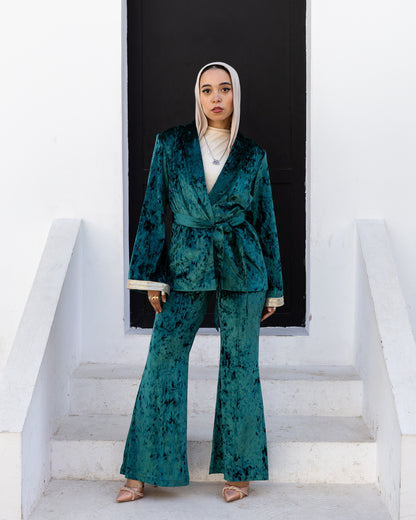 Cleopatra Green Suit