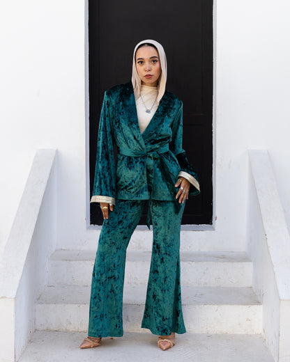 Cleopatra Green Suit