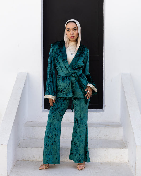 Cleopatra Green Suit