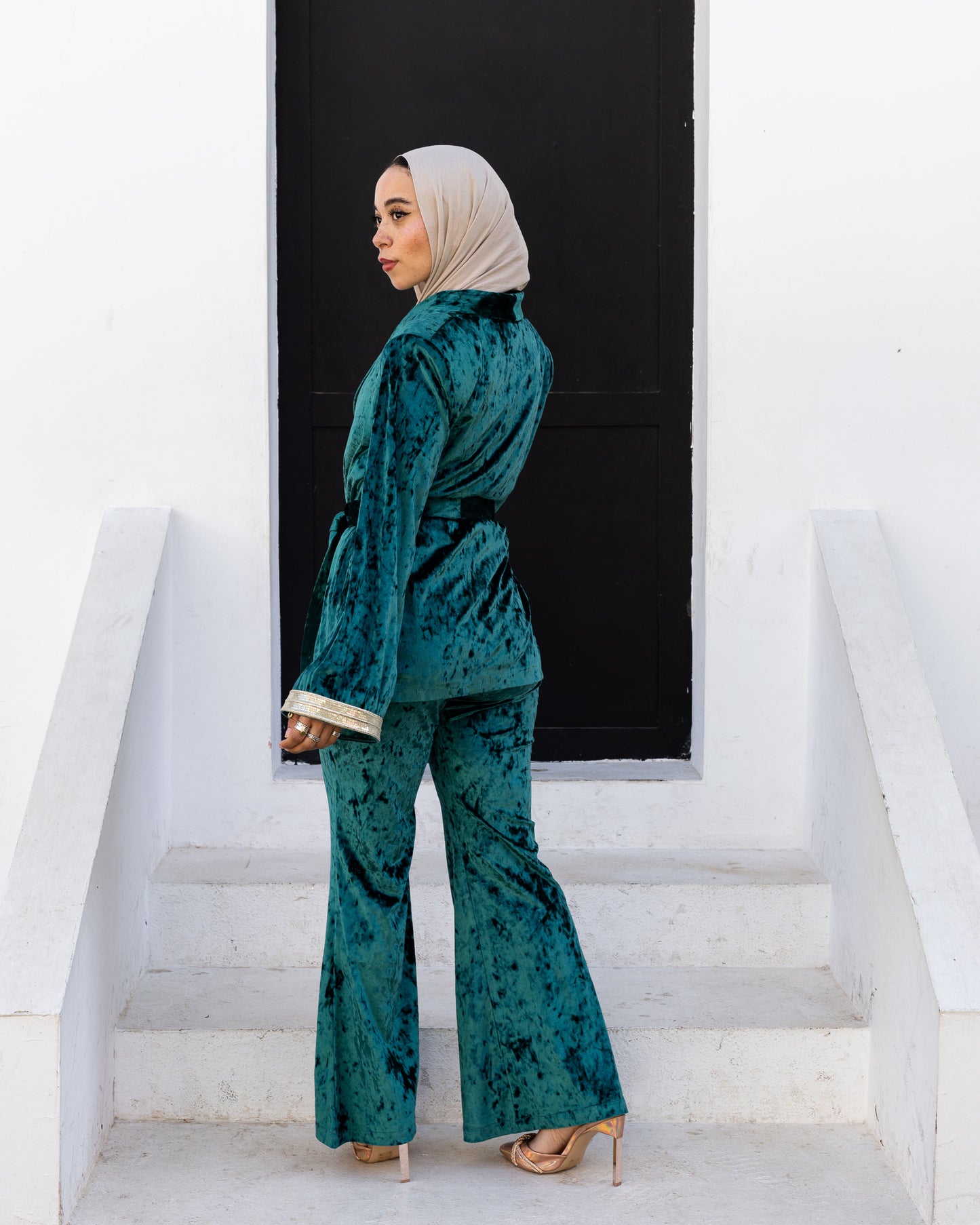 Cleopatra Green Suit