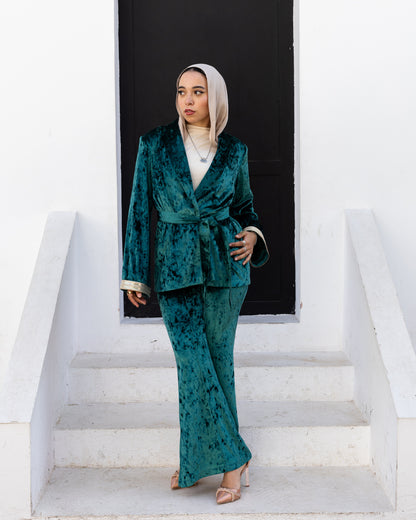 Cleopatra Green Suit