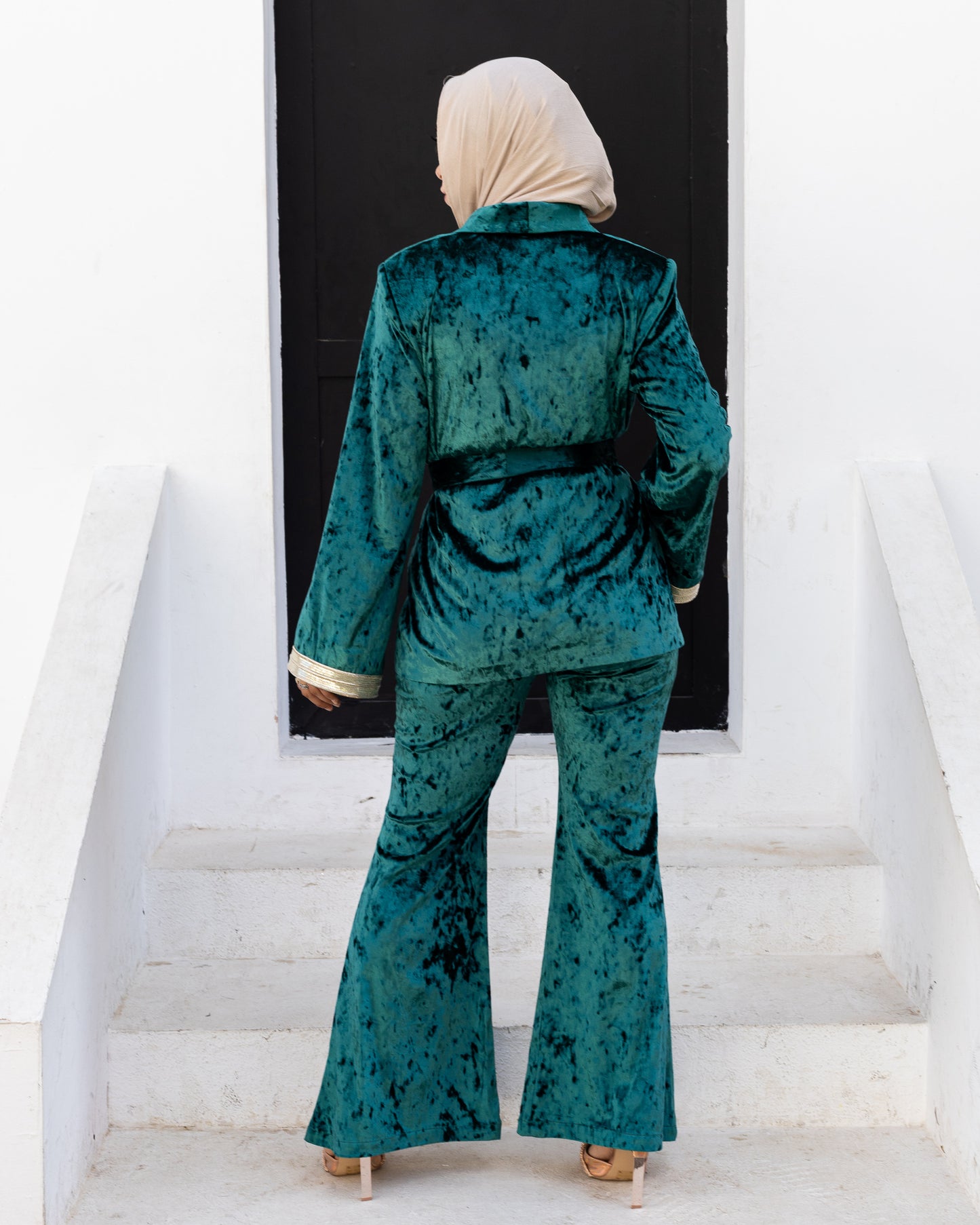 Cleopatra Green Suit