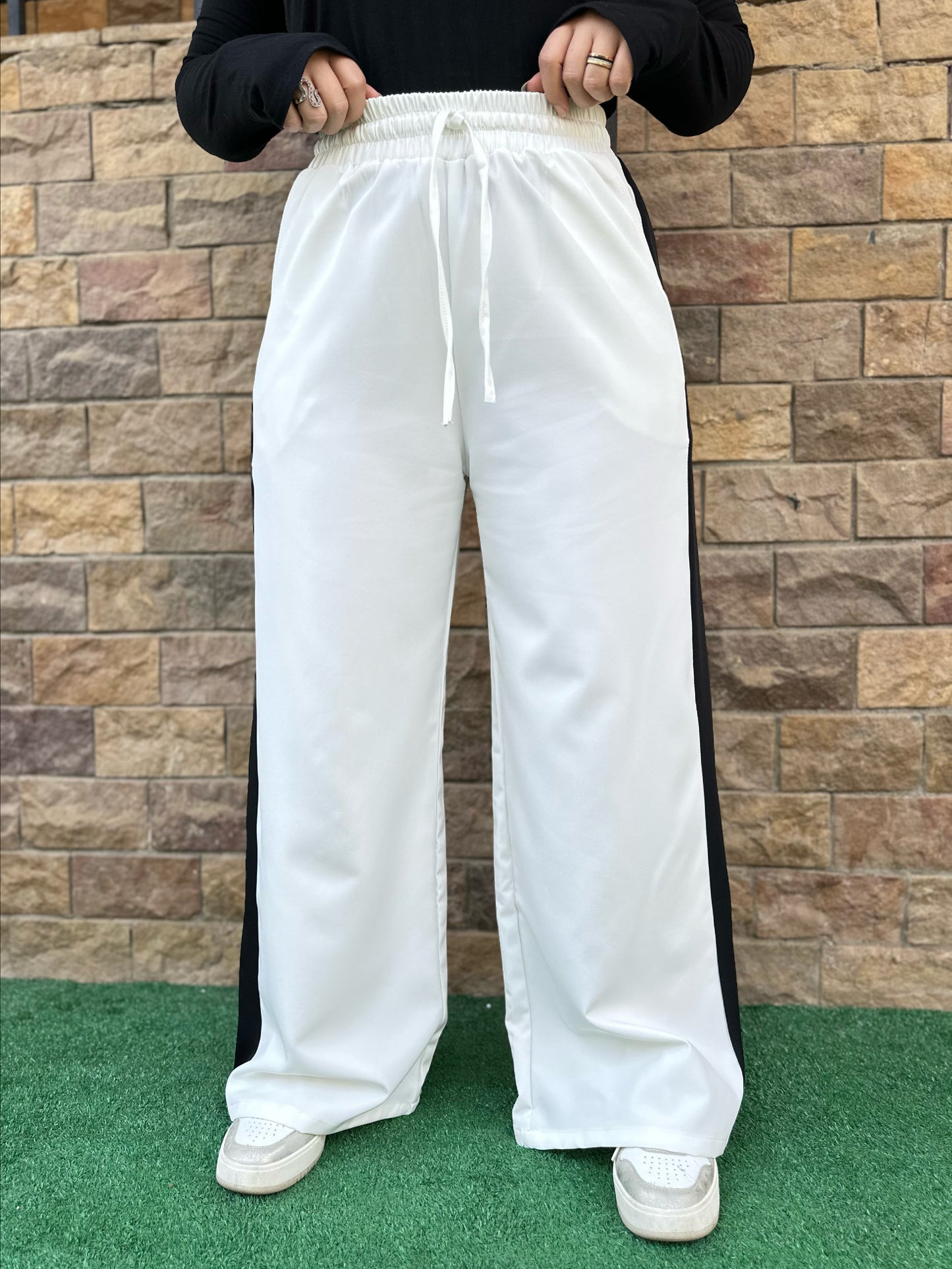 Stripe Pants Off white