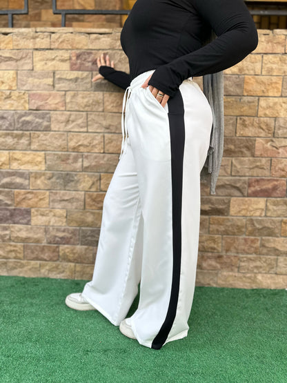 Stripe Pants Off white
