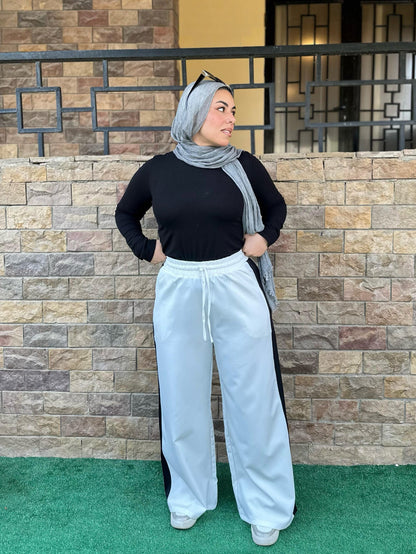 Stripe Pants Off white