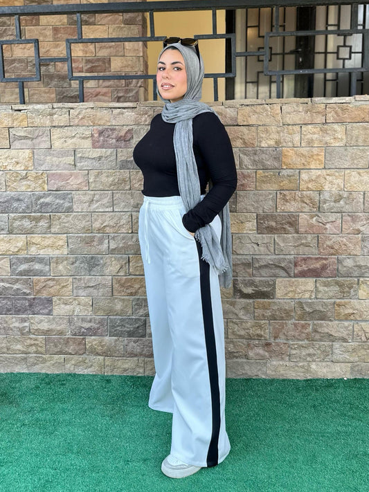 Stripe Pants Off white